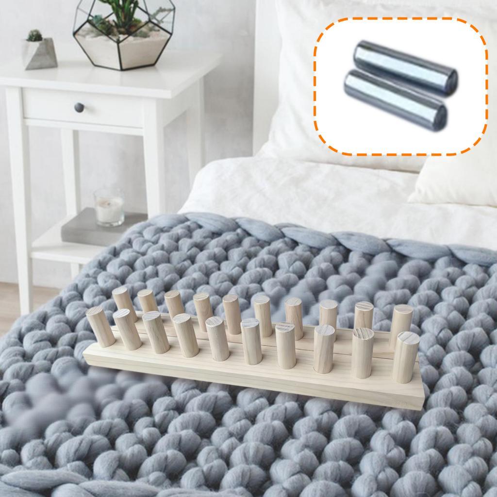 Houten breiloom, dikke breidek - Loom Weaving Frame recensie en prijs