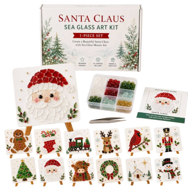 Kerst Zee Glas Kunstset, DIY S - Art And Craft For Xmas recensie en prijs
