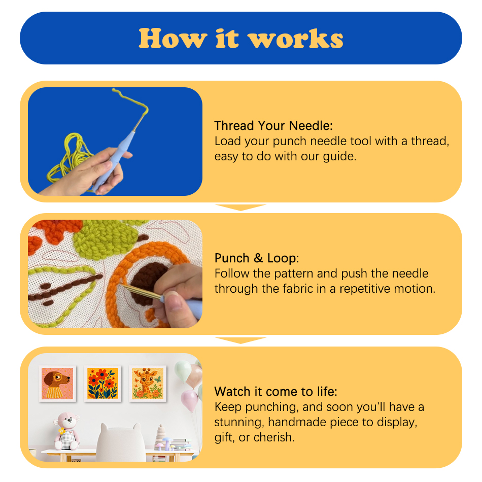 GATYZTORY DIY punch needle bor - Art Craft Winter recensie en prijs