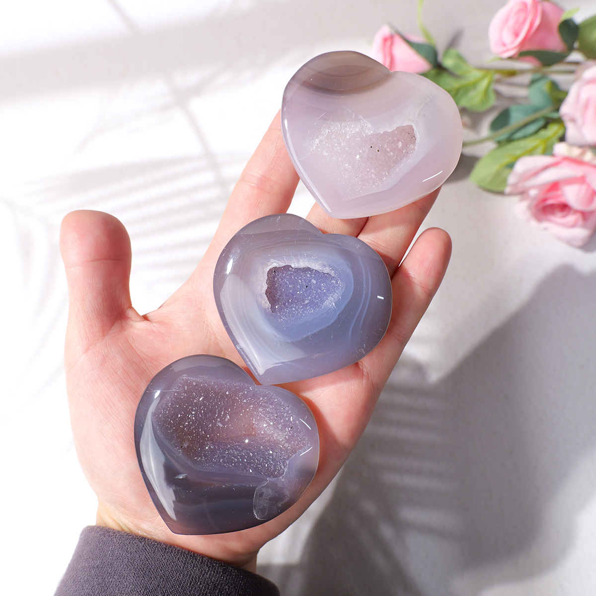 1PC Natuurlijke Agaat Liefde H - Art And Craft For Mother'S Day recensie en prijs