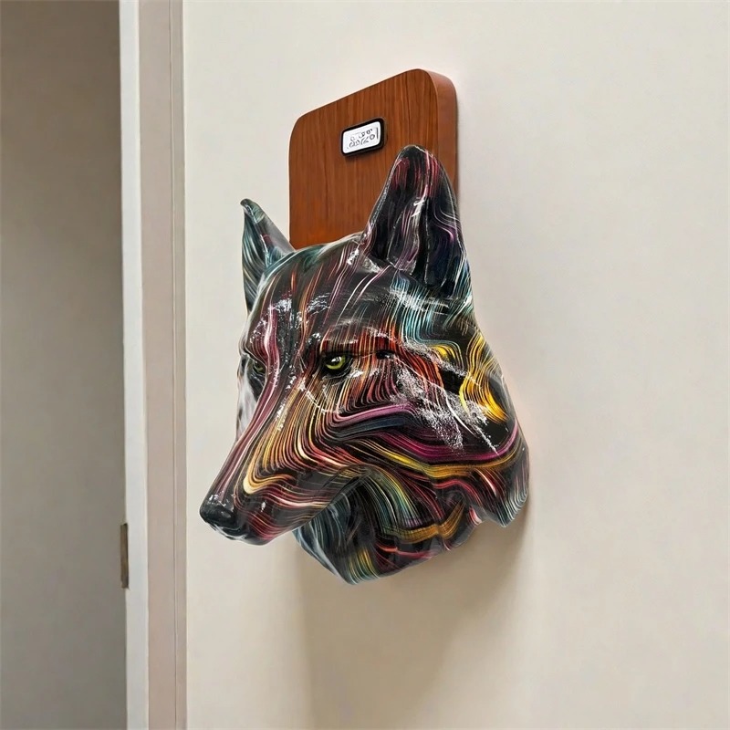 Vintage stijl hars dieren wand - Art Craft Lion recensie en prijs