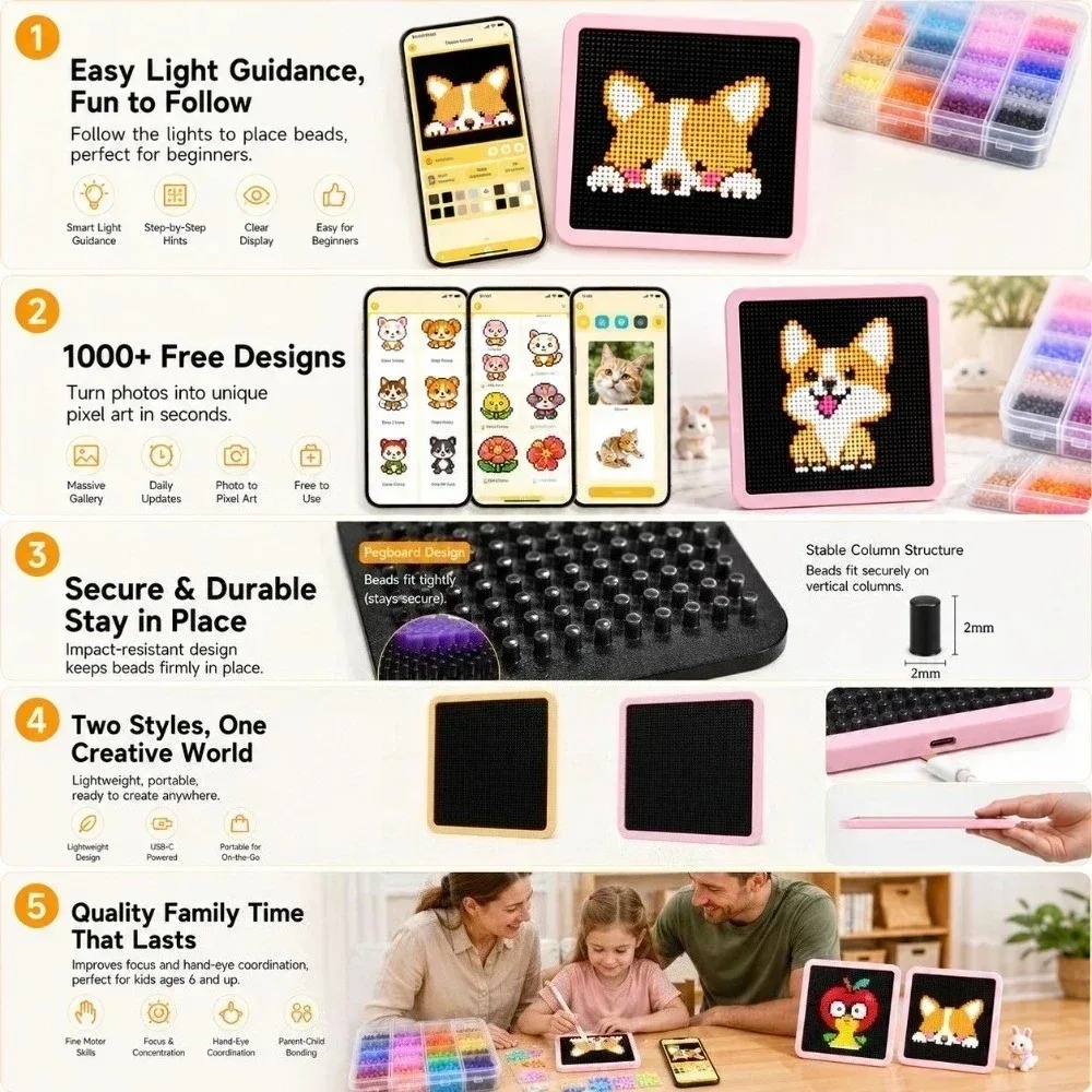 App-gestuurde LED Pixel Light  - Art And Craft For Xmas recensie en prijs