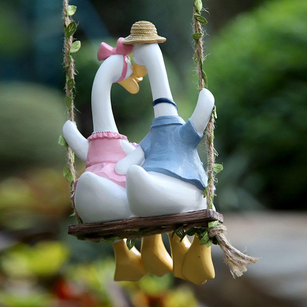 Eendjespaar schommelbeeldje, e - Art Craft Duck recensie en prijs