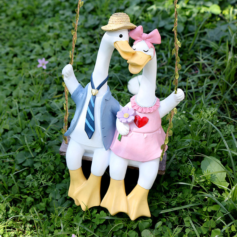Eendjespaar schommelbeeldje, e - Art Craft Duck recensie en prijs