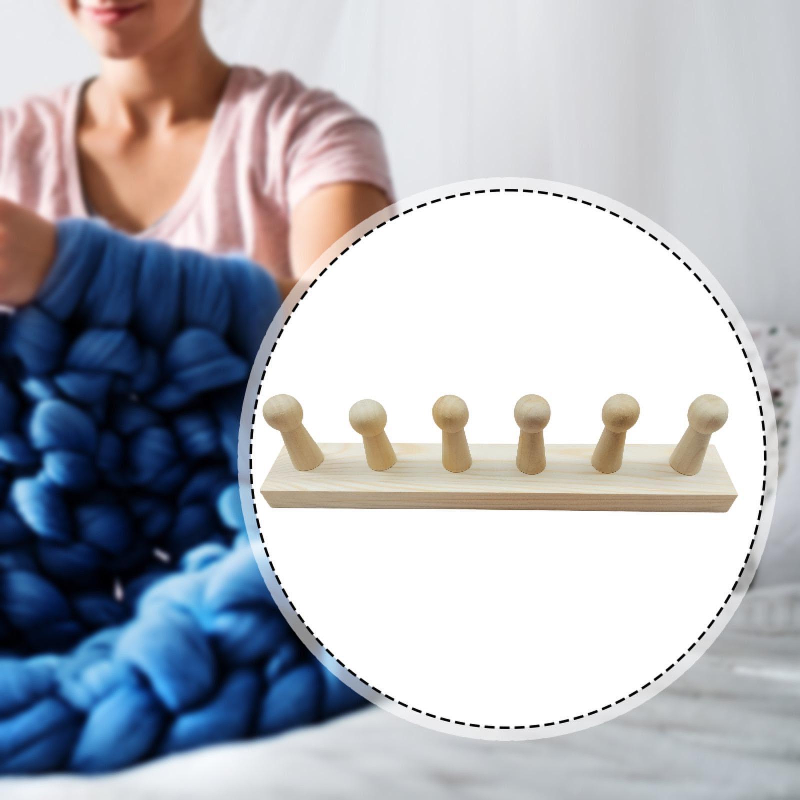 Dik gebreide deken breiweefget - Loom Weaving Frame recensie en prijs