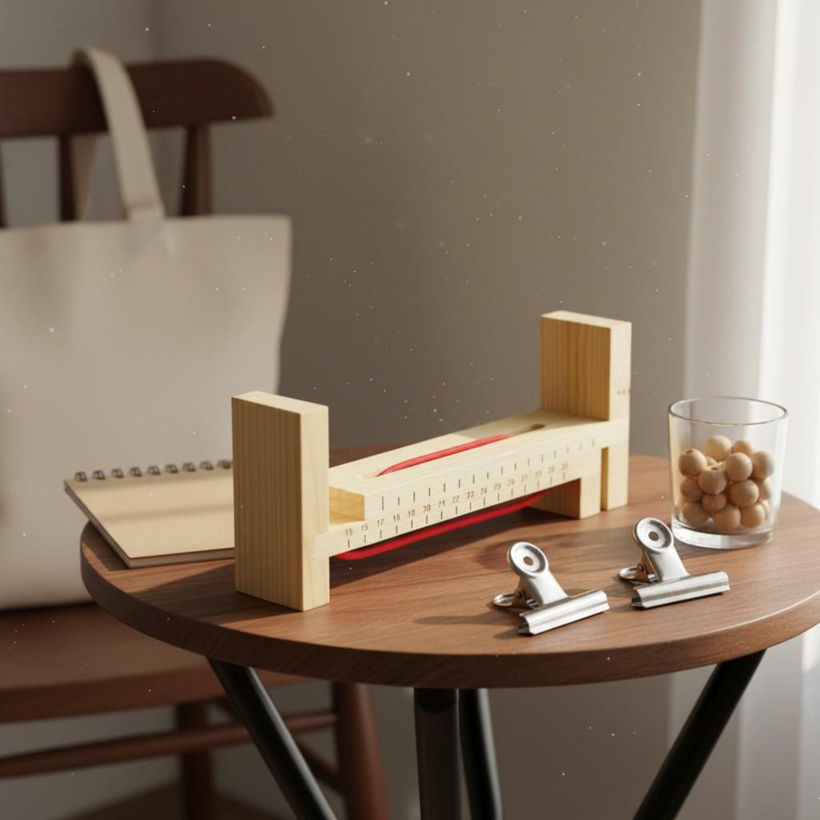 Houten armbandjig DIY knutsel  - Loom Weaving Frame recensie en prijs