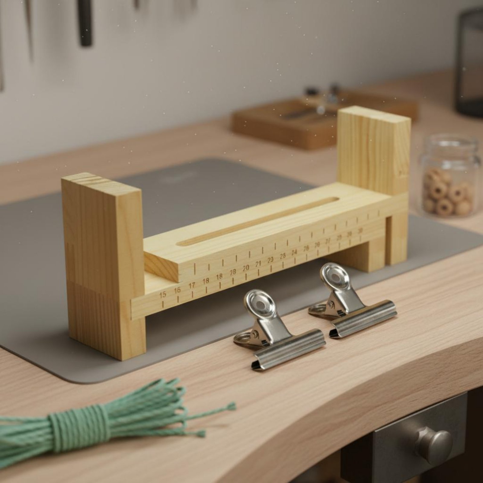 Houten armbandjig DIY knutsel  - Loom Weaving Frame recensie en prijs