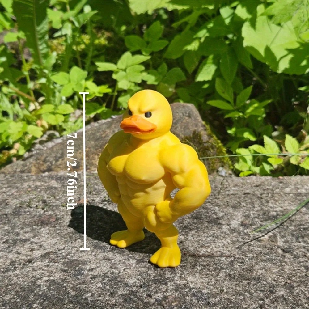 Muscle Duck Standbeeld -3D Des - Art Craft Duck recensie en prijs