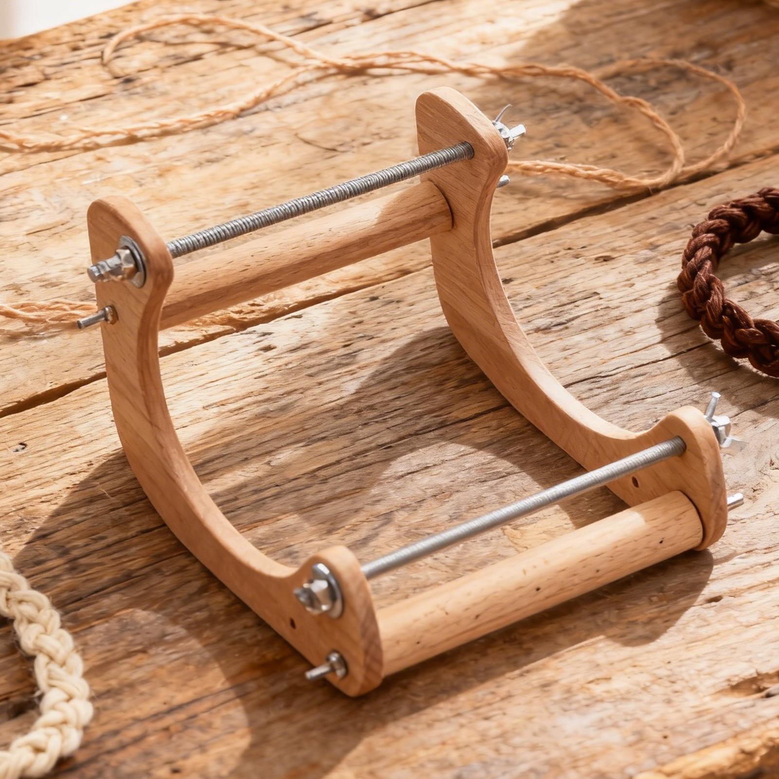 1 stuk houten kralenweefraam,  - Loom Weaving Frame recensie en prijs
