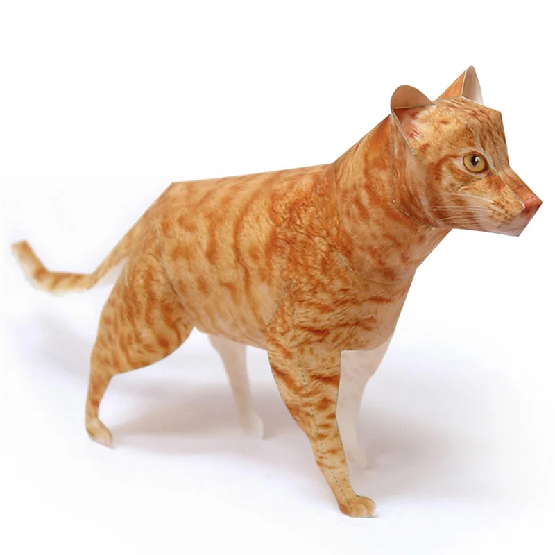 Ocicat Kat Oranje Tabby Origam - Art Craft Cat recensie en prijs